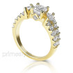 1.95CT Round and Princess Cut Diamonds Engagement Ring , picture number 1
