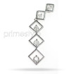 0.80CT Diamond 14KT White Gold (VS1-VS2 Clarity) Diamond Journey Pendant. , picture number 1