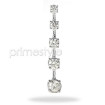 1.10CT Diamonds (VS2-SI1 Clarity) Platinum Diamond Journey Pendant. , picture number 1