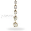 1.10CT Diamonds (VS2-SI1 Clarity) 14KT Yellow Gold Diamond Journey Pendant. , picture number 1