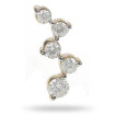 VS2-SI1 SI1-SI2 Clarity, 14KT Yellow Gold 1.10CT Diamond Journey Pendant. , picture number 1