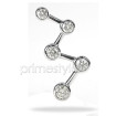18KT White Gold 0.95CT Diamonds (VS2-SI1 Clarity) Diamond Journey Pendant. , picture number 1