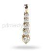 Journey Pendant 14KT Yellow Gold VS2-SI1 Clarity 1.20CT Diamonds , picture number 1