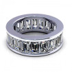 5.20CT Emerald Cut Diamonds Eternity Band , picture number 1