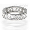 5.20CT Emerald Cut Diamonds Eternity Band , picture number 2