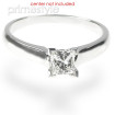 Platinum Princess Cut Solitaire Ring , picture number 2