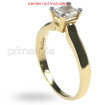 18KT Yellow Gold Radiant Cut Solitaire Ring , picture number 1
