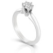 1.00CT Round Cut Diamond Solitaire Ring , picture number 1