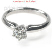 14KT White Gold Round Cut Solitaire Ring , picture number 1