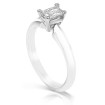 0.55CT Radiant Cut Diamond Solitaire Ring , picture number 1