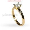 14KT Yellow Gold Radiant Cut Solitaire Ring , picture number 2