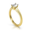 0.95CT Emerald Cut Diamond Solitaire Ring , picture number 1