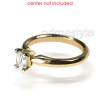 18KT Yellow Gold Emerald Cut Solitaire Ring , picture number 1