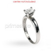 14KT White Gold Emerald Cut Solitaire Ring , picture number 1
