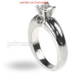 18KT White Gold Princess Cut Solitaire Ring , picture number 1