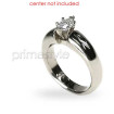 18KT White Gold Marquise Cut Solitaire Ring , picture number 1