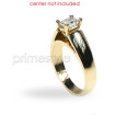18KT Yellow Gold Radiant Cut Solitaire Ring , picture number 1