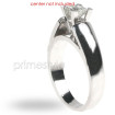 14KT White Gold Princess Cut Solitaire Ring , picture number 1
