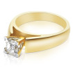 0.80CT Princess Cut Diamond Solitaire Ring , picture number 2