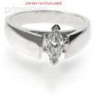 Platinum Marquise Cut Solitaire Ring , picture number 2