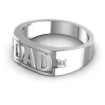 0.05CT Diamond Men's DAD Ring , picture number 1
