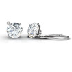 Round Cut Diamond Stud Earrings 0.80CT Total Weight In 14KT White Gold Setting , picture number 2