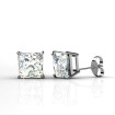 14KT White Gold 0.25CT Diamond Stud Earrings , picture number 2
