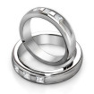 0.65CT Princess Cut Diamonds Wedding Set In 14KT White Gold , picture number 0