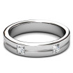 0.75CT Princess Cut Diamonds Men's Wedding Band , picture number 2