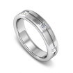 0.45CT Princess Cut Diamond Wedding Band , picture number 1