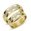 2.50CT Round Cut Diamonds Wedding Set In 18KT Yellow Gold , picture number 2