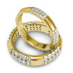 2.50CT Diamonds Studded In 14KT Yellow Gold Wedding Set , picture number 0