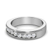 0.65CT Round Cut Diamonds Men's Wedding Band , picture number 2