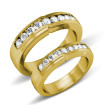 1.05CT Diamonds Wedding Set In 14KT Yellow Gold , picture number 1