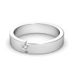 0.20CT Round Cut Diamonds Men's Wedding Band , picture number 2