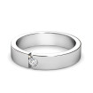 0.15CT Round Cut Diamond Wedding Band , picture number 2