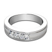 0.90CT Princess Cut Diamonds Men's Wedding Band , picture number 2
