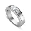 0.90CT Princess Cut Diamonds Men's Wedding Band , picture number 1