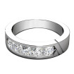 0.60CT Round Cut Diamonds Men's Wedding Band , picture number 1