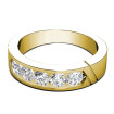 0.60CT Round Cut Diamonds Men's Wedding Band , picture number 1