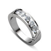 0.35CT Round Cut Diamond Wedding Band , picture number 2