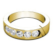 0.35CT Round Cut Diamond Wedding Band , picture number 1