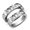Round Cut 0.95CT Diamonds Wedding Cut In 14KT White Gold , picture number 0