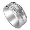 0.80CT Round Cut Diamonds Men's Wedding Band , picture number 2
