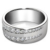 0.80CT Round Cut Diamonds Men's Wedding Band , picture number 1