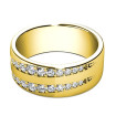 Round Cut Diamond Wedding Band - 0.55CT , picture number 1