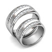 14KT White Gold 1.35CT Diamonds Wedding Set , picture number 2