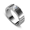 0.40CT Round Cut Diamonds Men's Wedding Band , picture number 0