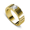 0.40CT Round Cut Diamonds Men's Wedding Band , picture number 0