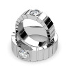 0.65CT Round Cut Diamonds Wedding Set In 14KT White Gold , picture number 1
